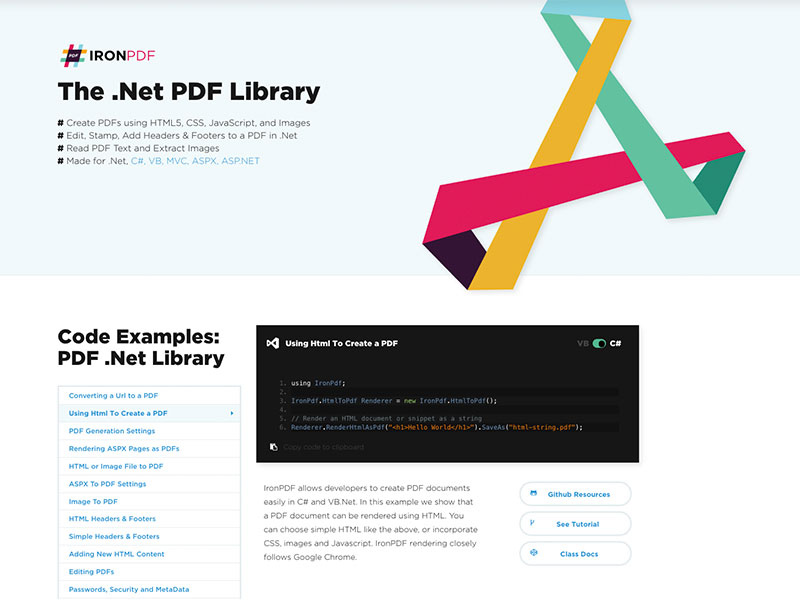 Windows 8 The .Net PDF Library full