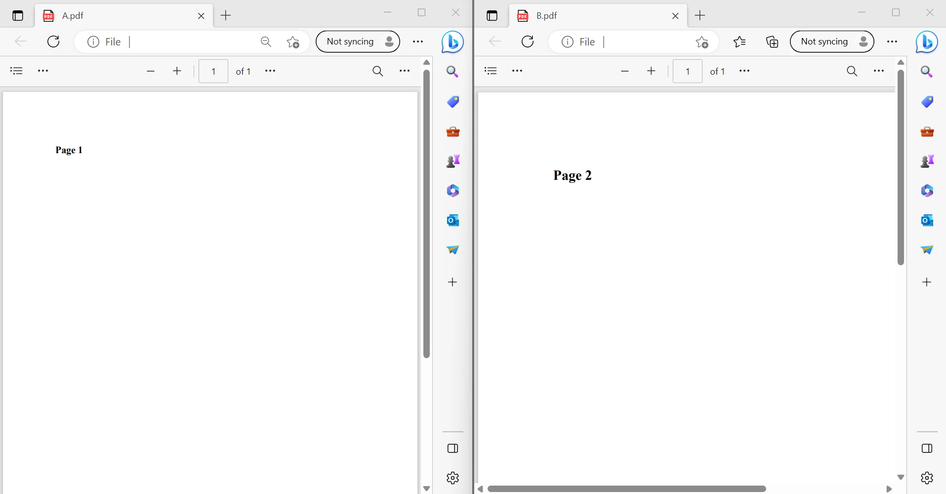 How to Merge PDF Files in VB.NET, Figure 5: The content of two PDF files
