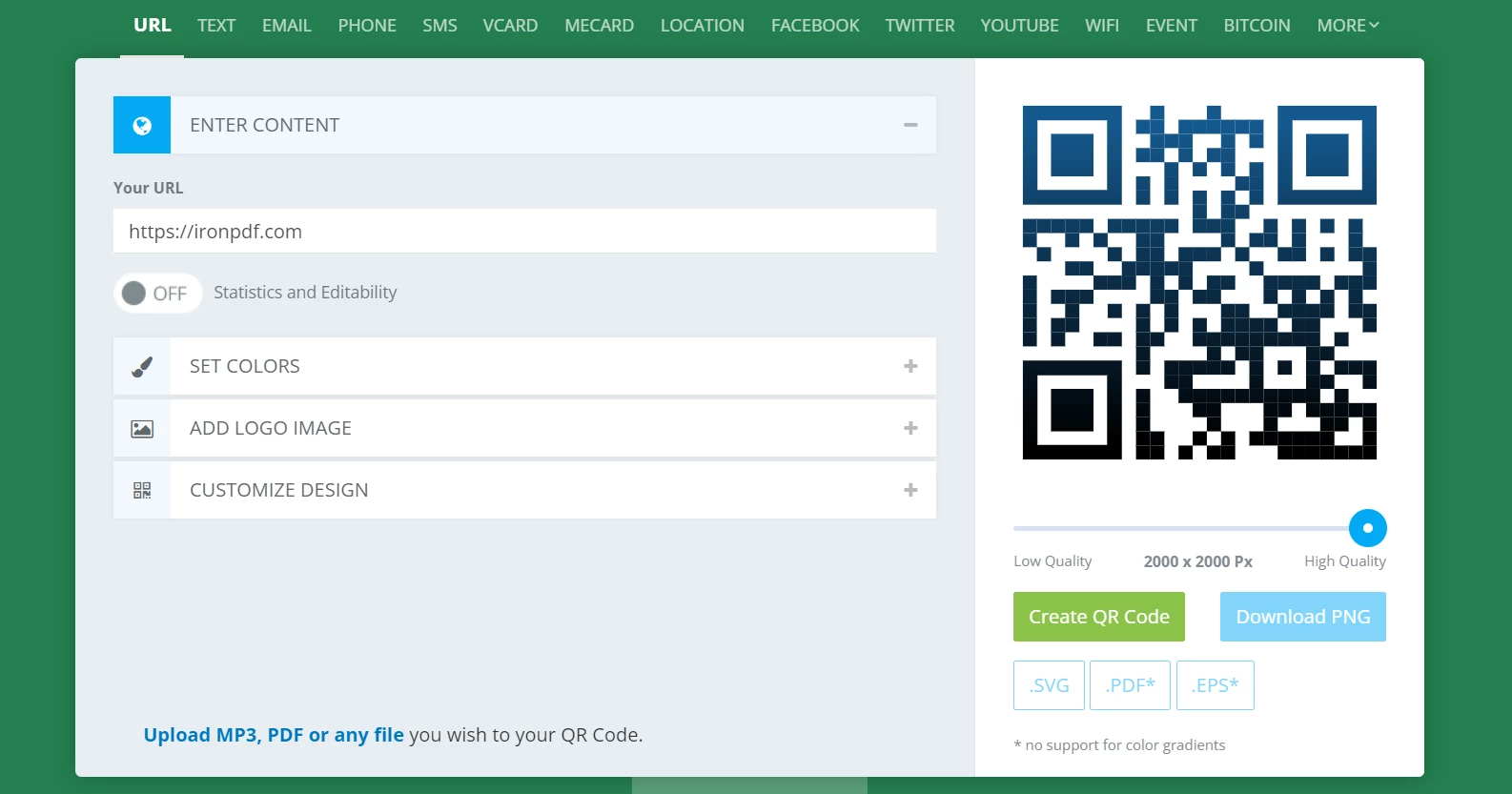 How to Convert QR Code to PDF, Figure 1: Dynamic QR Code Generation