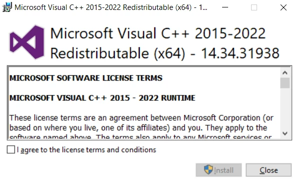 What is Visual C++ Redistributable: Figure 3