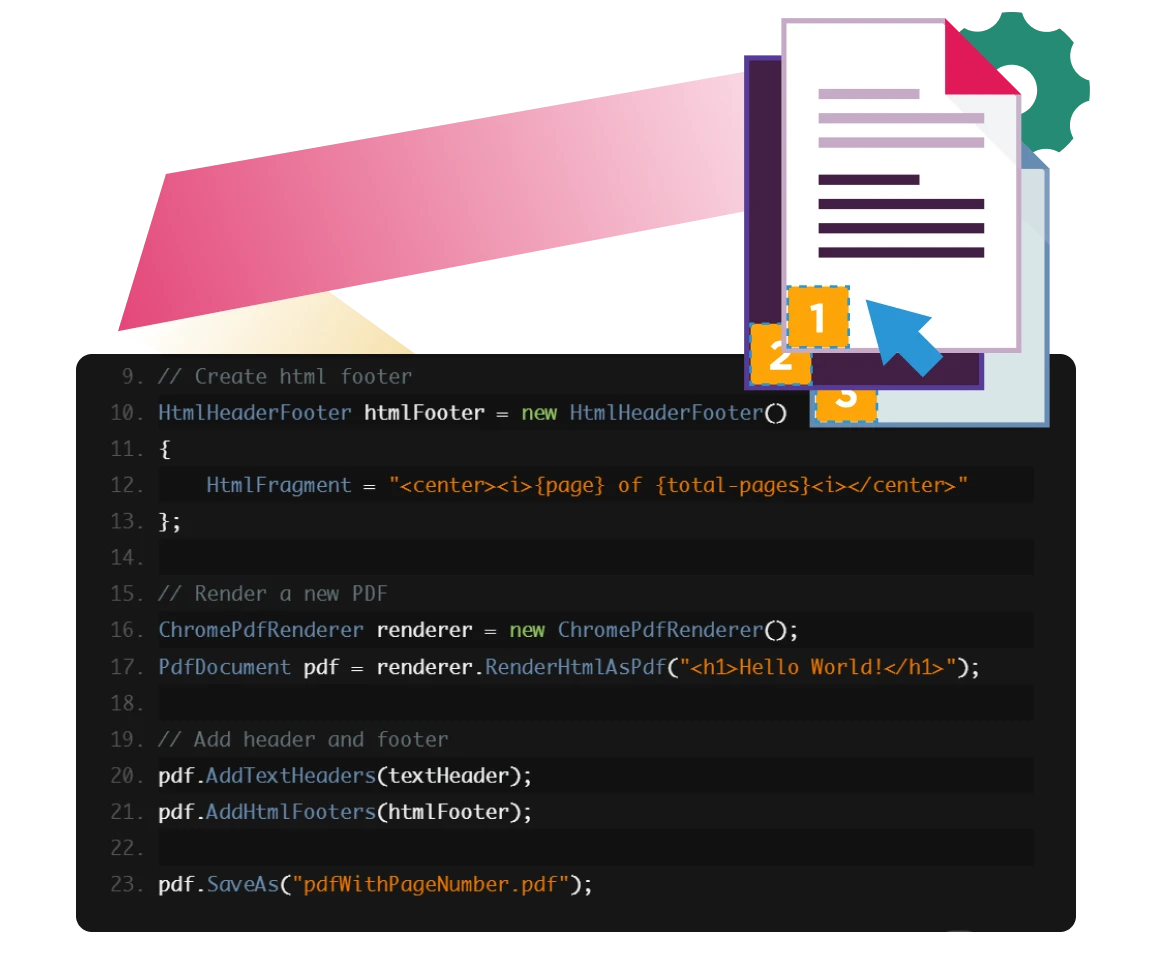 Set Page Numbers related to Set Page Numbers