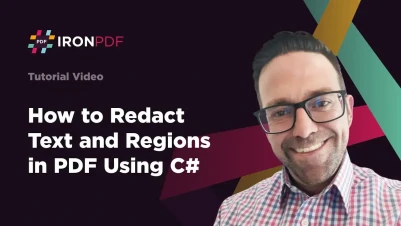 How to Redact Text and Regions in PDF Using C#