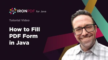 How to Fill PDF Form in Java
