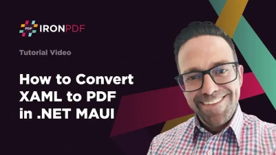 How to Convert XAML to PDF in NET MAUI