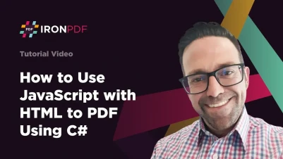 How to use Java Script With HTML to PDF using C#
