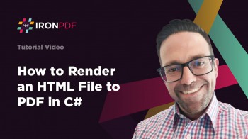 How to Render an HTML File to PDF in C#