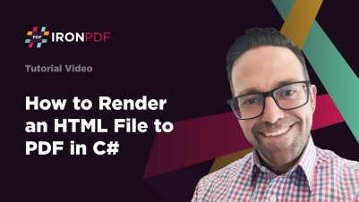 How to Render an HTML File to PDF in C#
