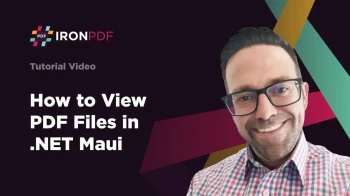 Cómo ver archivos PDF en .NET Maui