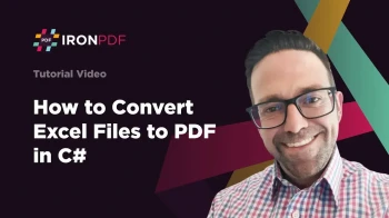 How to Convert Excel Files to PDF in C#