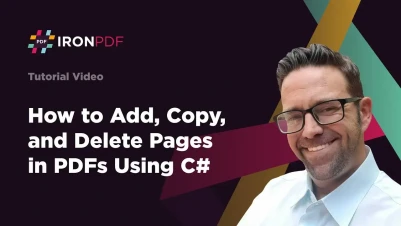 How to Add, Copy, and Delete Pages in PDFs Using C#
