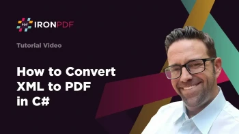 How to Convert XML to PDF Using C#