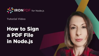 How to Sign A PDF File in Node.js