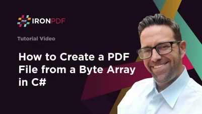 How to Create a PDF File from a Byte Array in C#