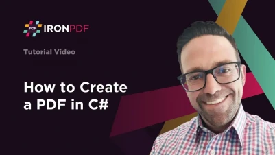 How to Create a PDF in C#