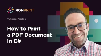 How to Print A PDF Document in C# | IronPRINT