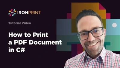 How to Print A PDF Document in C# | IronPRINT