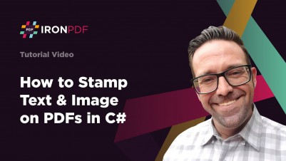 How to Add Stamps & Watermarks to PDFs in C#