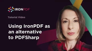 Using IronPDF as an alternative to PDFSharp