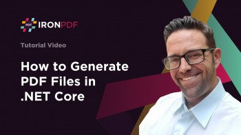 How to Generate PDF Files in .NET Core