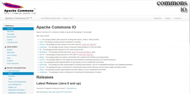 Apache Commons IO: Java I/O Utilities