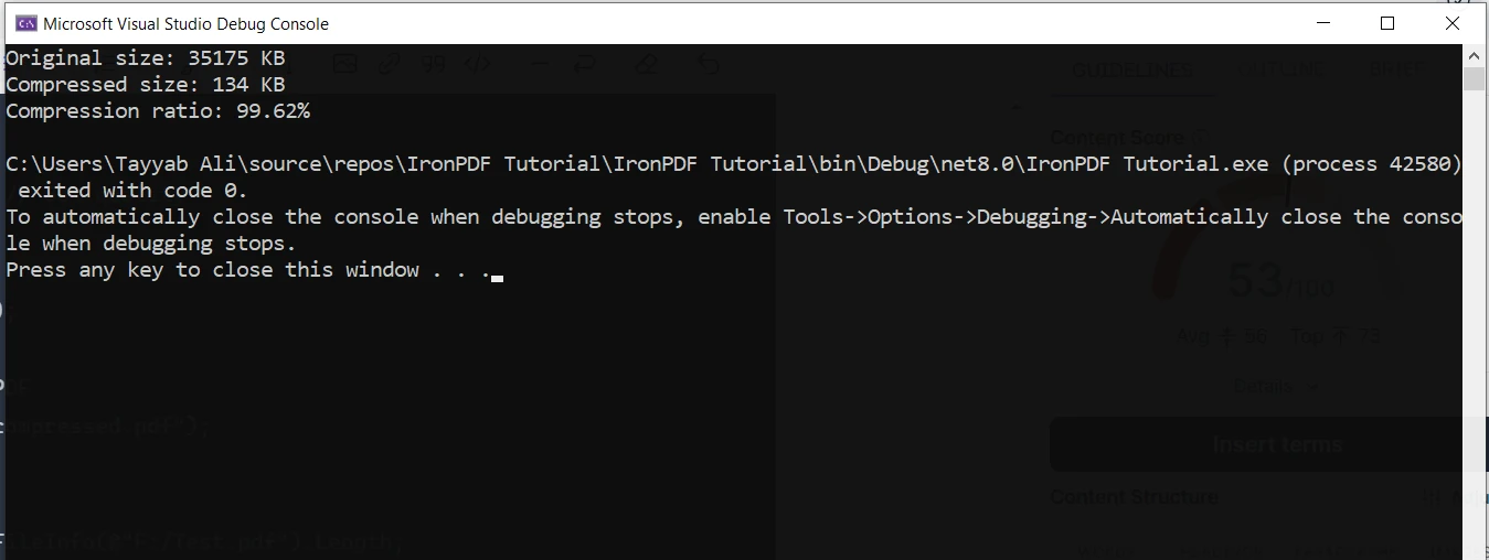 APITemplate io and IronPDF Comparison for C# PDF Libraries: Figure 7