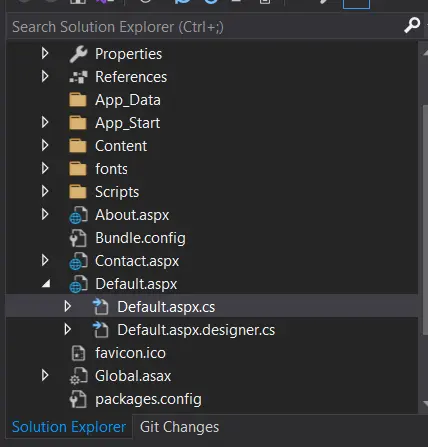 How to Display a PDF File in ASP.NET Core: Figure 6 - NuGet Package Manager - Solution Explorer
