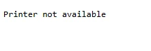 ASP .NET Print PDF Files Programmatically with IronPDF: Image 6 - Printer not available error
