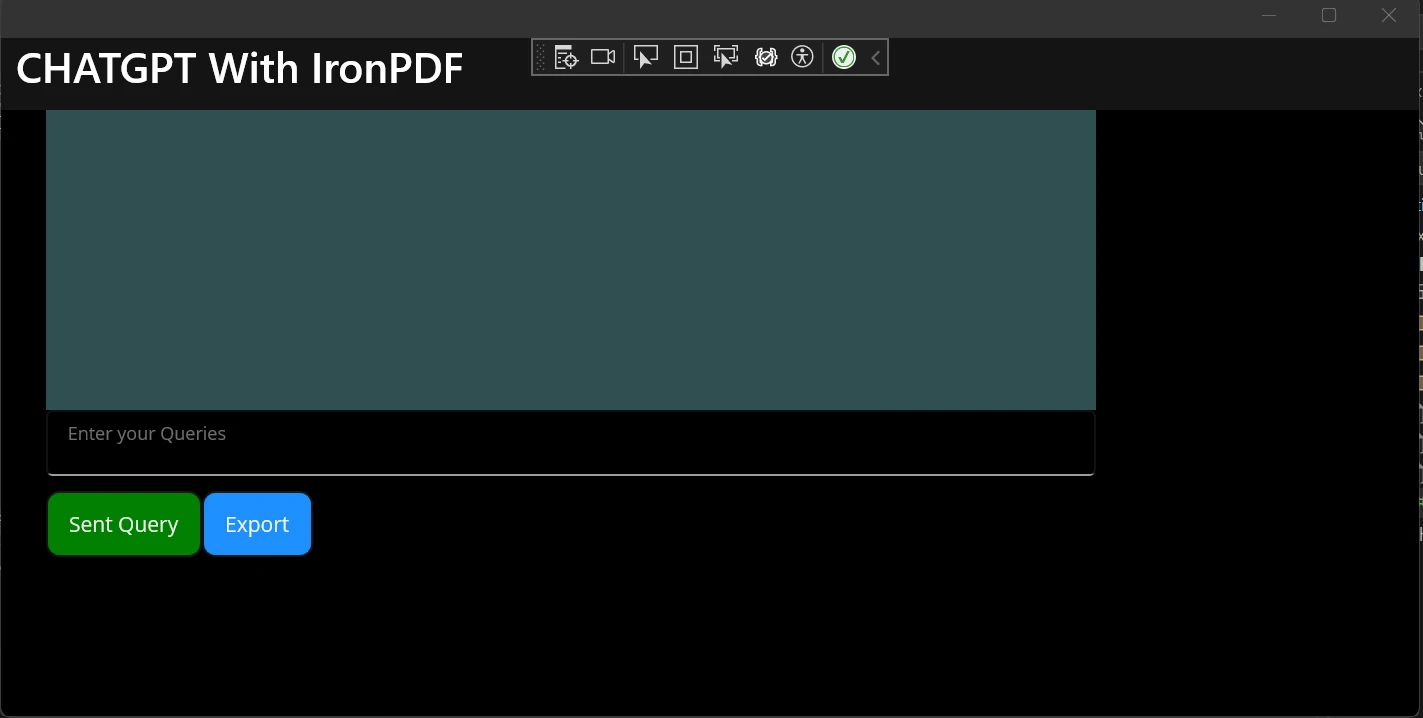 How to Use ChatGPT with IronPDF For C# Developer Figure 6