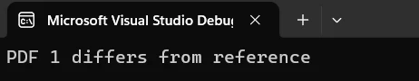 How to Compare Two PDF Files in C#: Figure 7 - Comapre Multiple PDFs Output
