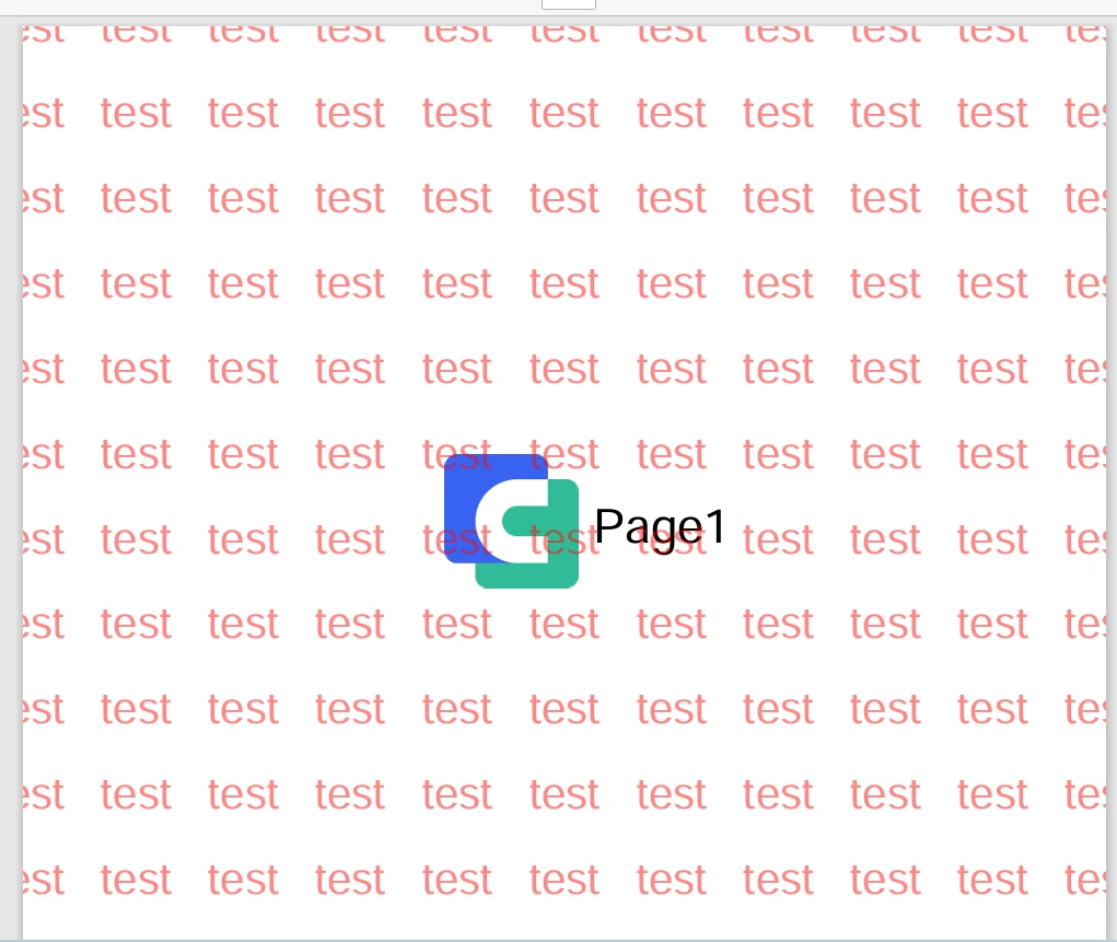 ComPDFKit 與 IronPDF 的比較：圖 11 - 上面的示例來自代碼輸出，展示了使用 ComPDFKit 添加的水印