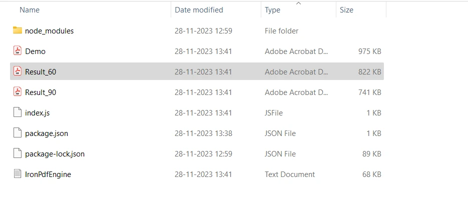 Cómo comprimir un archivo PDF en Node.js: Figura 3