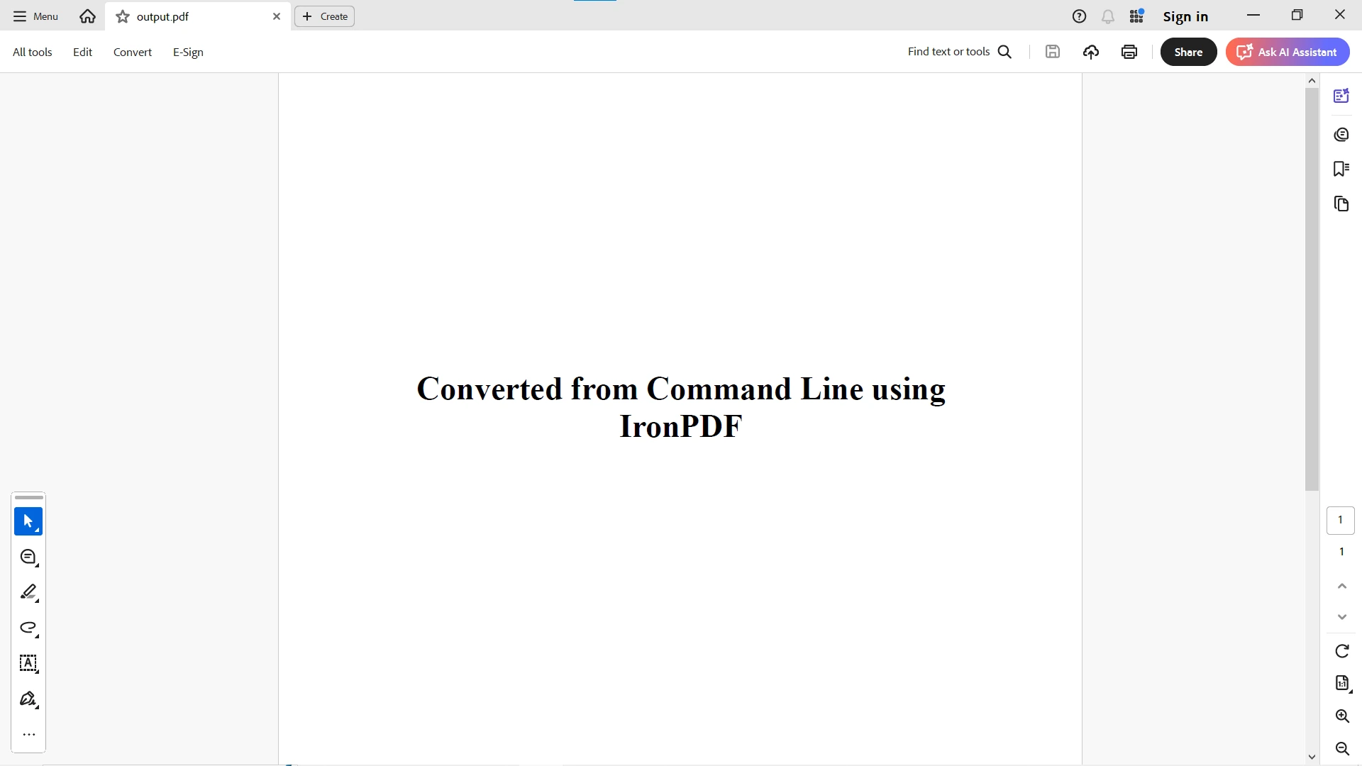 Convert Html To Pdf Csharp Net 10 13 related to 9. Command Line Tool and Console Examples
