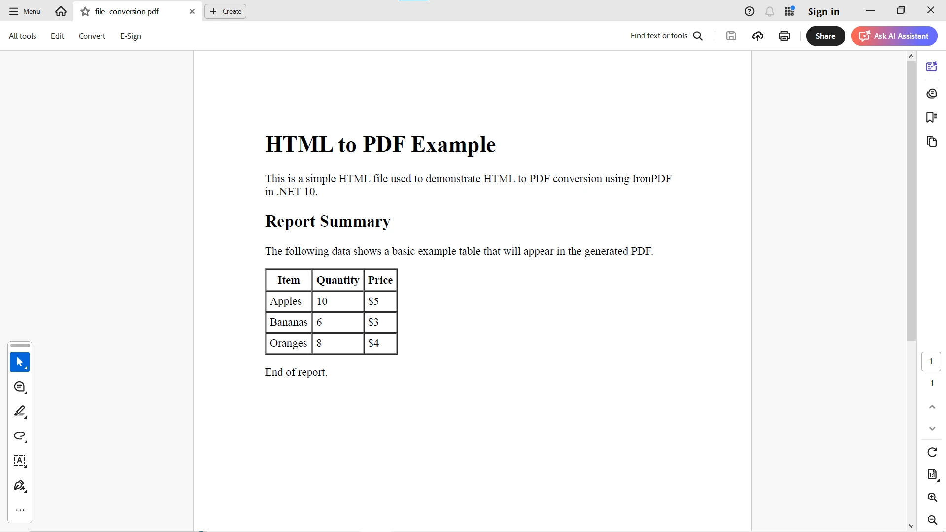 Convert Html To Pdf Csharp Net 10 7 related to a. Convert an HTML File