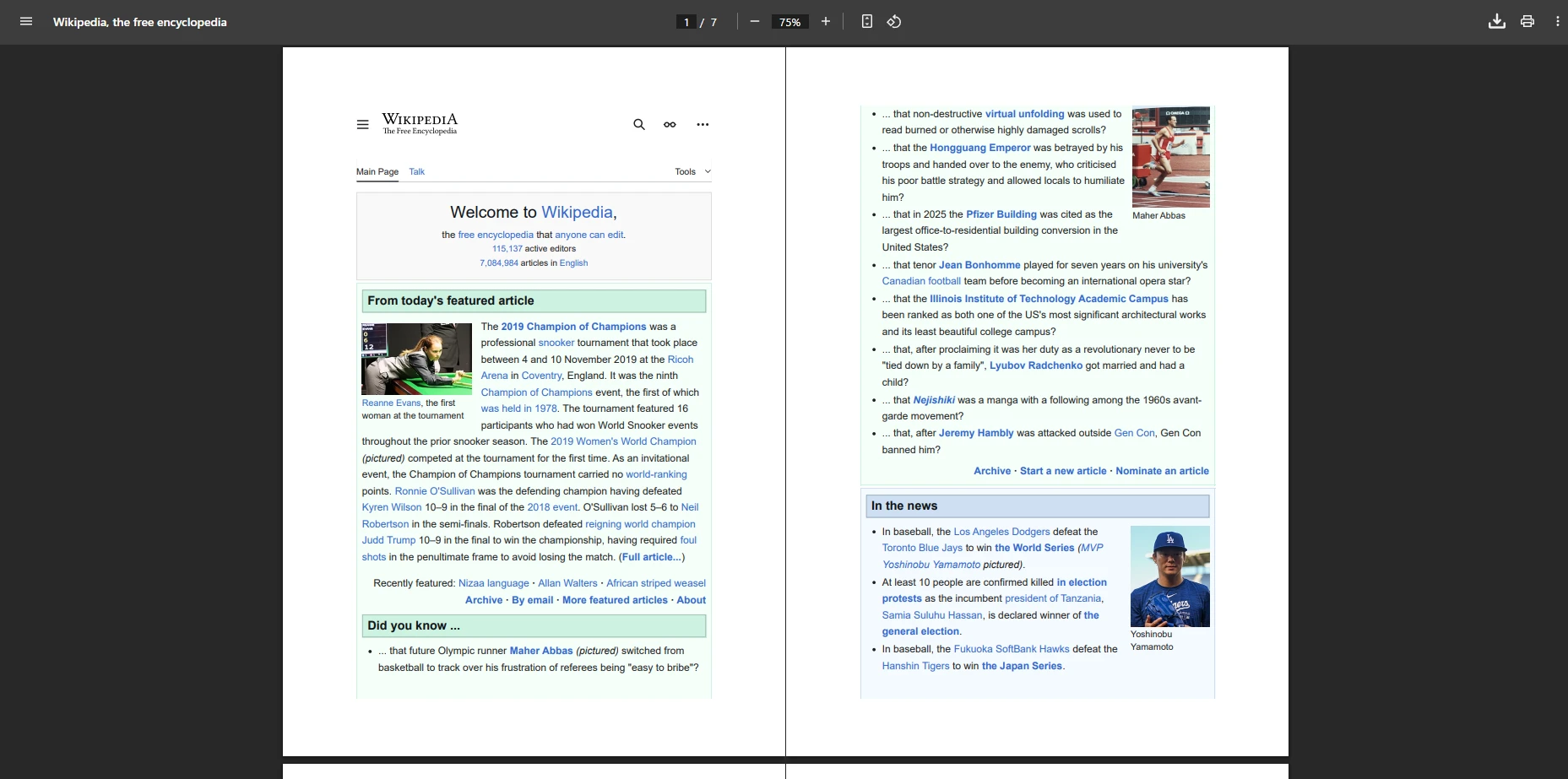 How to Convert Webpage to PDF in ASP.NET using C# and IronPDF: Image 4 - URL to PDF output