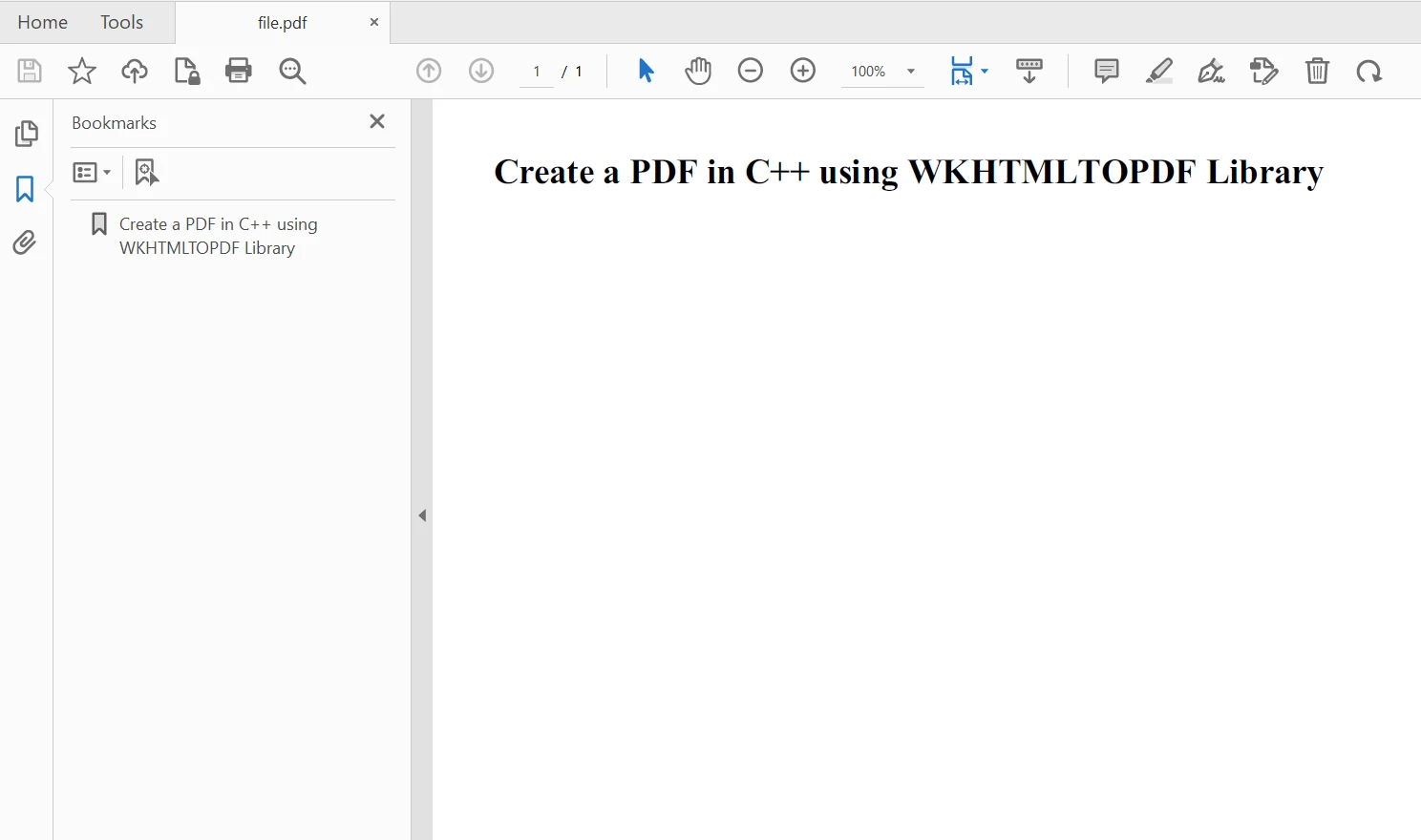 How to Create PDF Files in C++: Figure 3