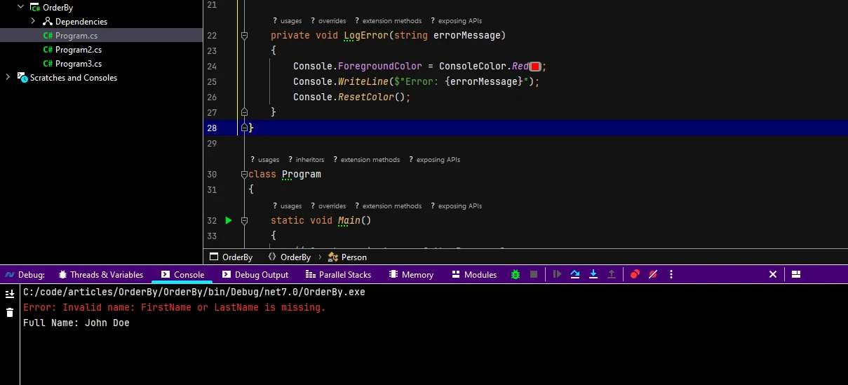 C# Nameof (How It Works For Developers): Figure 1 - Property Changed Event