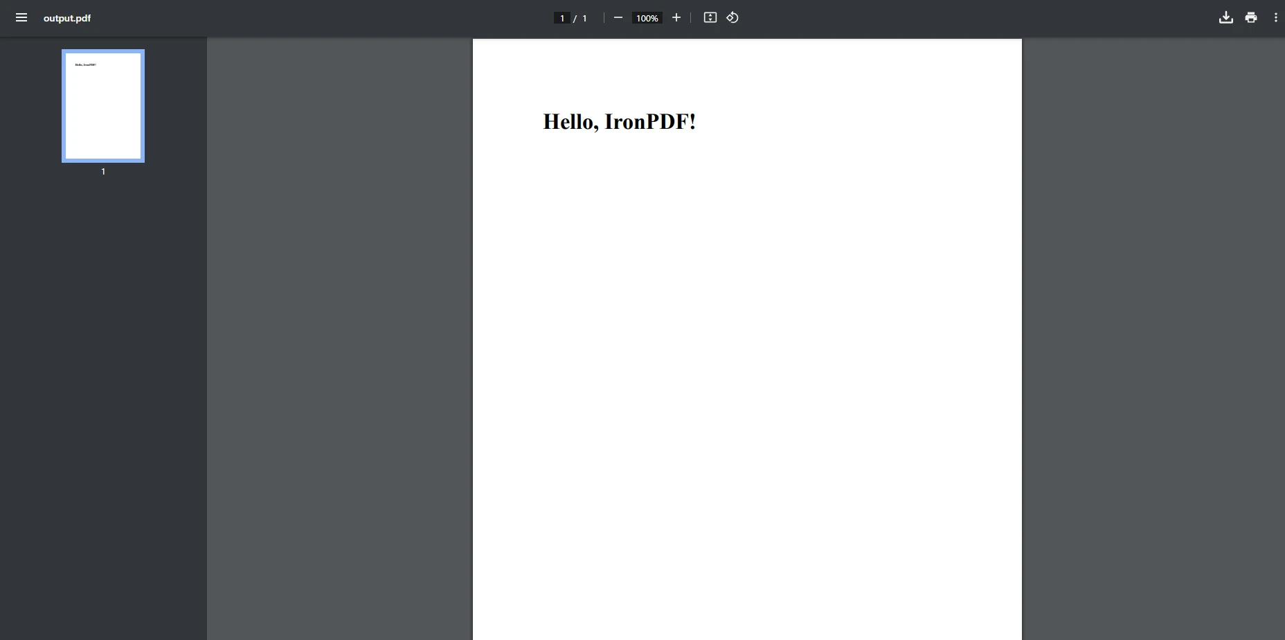 C# Event Handler (How it Works for Developers): Figure 2 - PDF output