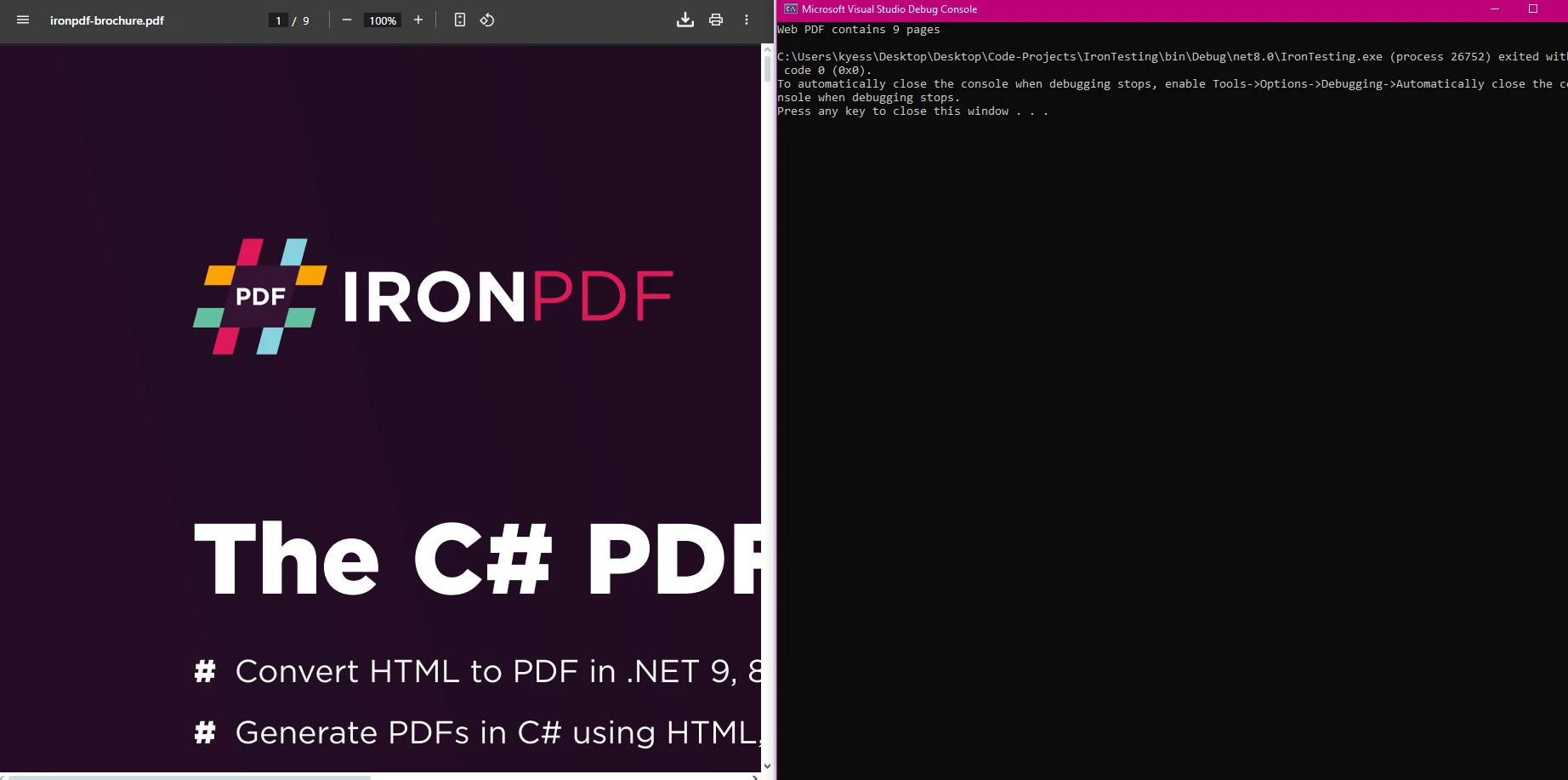 How to Get a PDF Page Count in C#: Figure 4