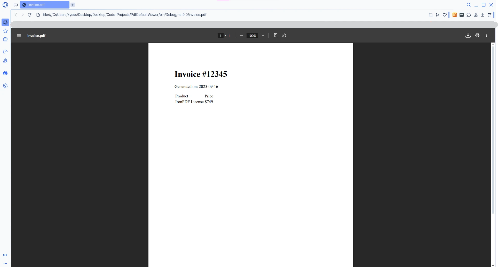 How to Open PDFs in Default Viewer in C#