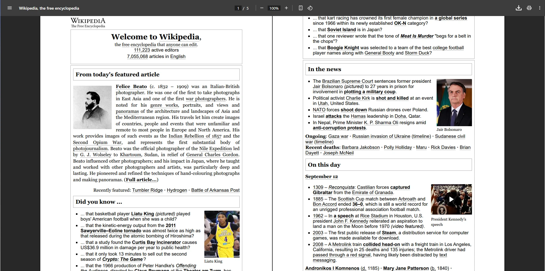 URL to PDF output with IronPDF