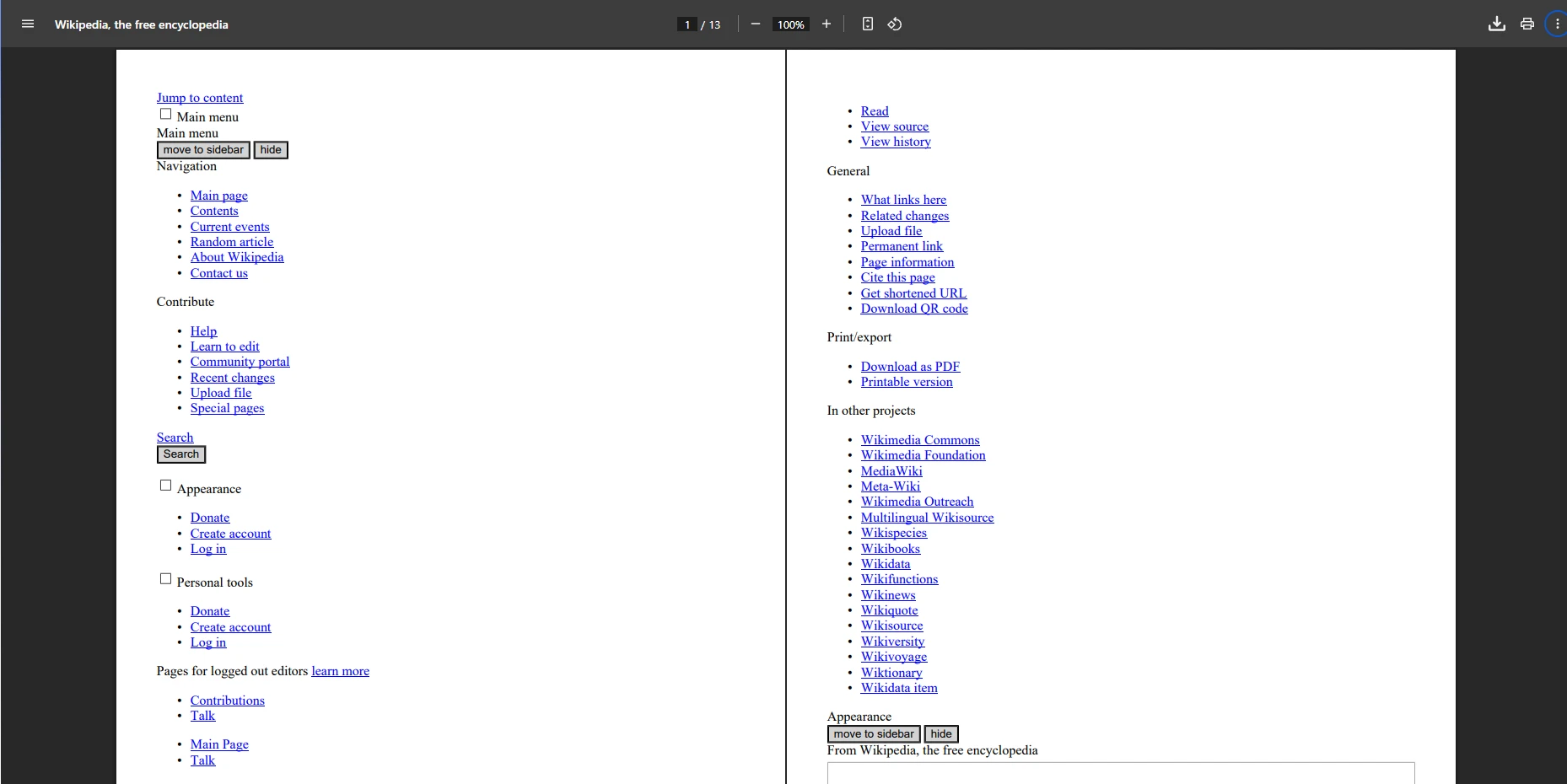 URL to PDF output with iText 7