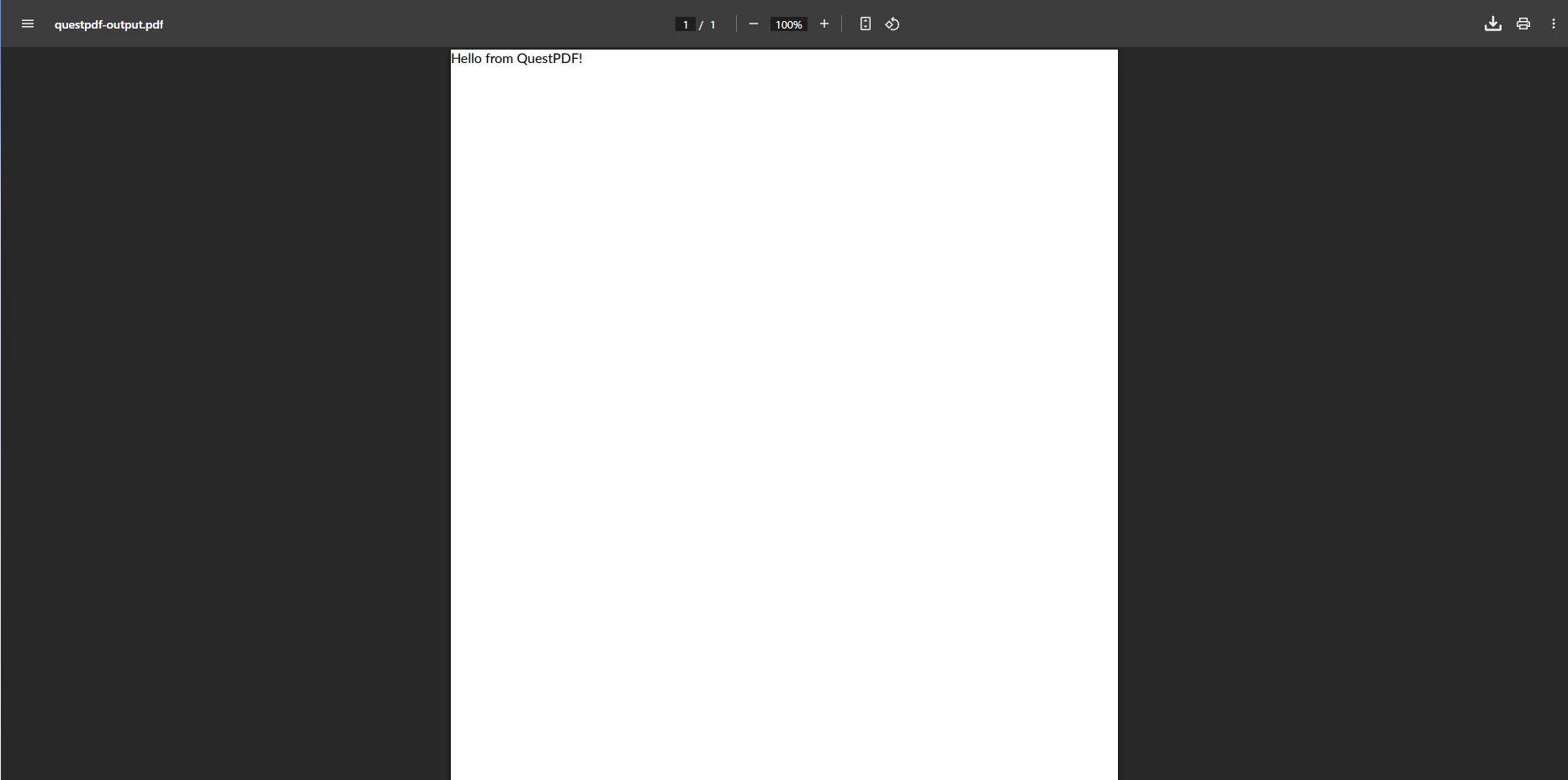 PDF created with QuestPDF