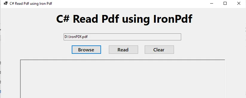 C# Read PDF File: Easy Tutorial, Figure 13: PDF in C#