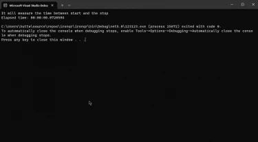 C# Stopwatch (How It Works For Developers)