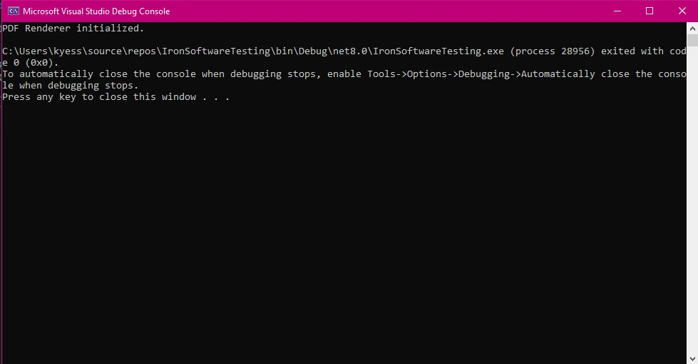 C# Using Alias (How it Works for Developers): Figure 1 - Console Output for Example 1