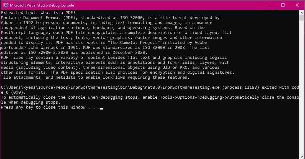 C# Using Alias (How it Works for Developers): Figure 4 - Enhancing readability code example output