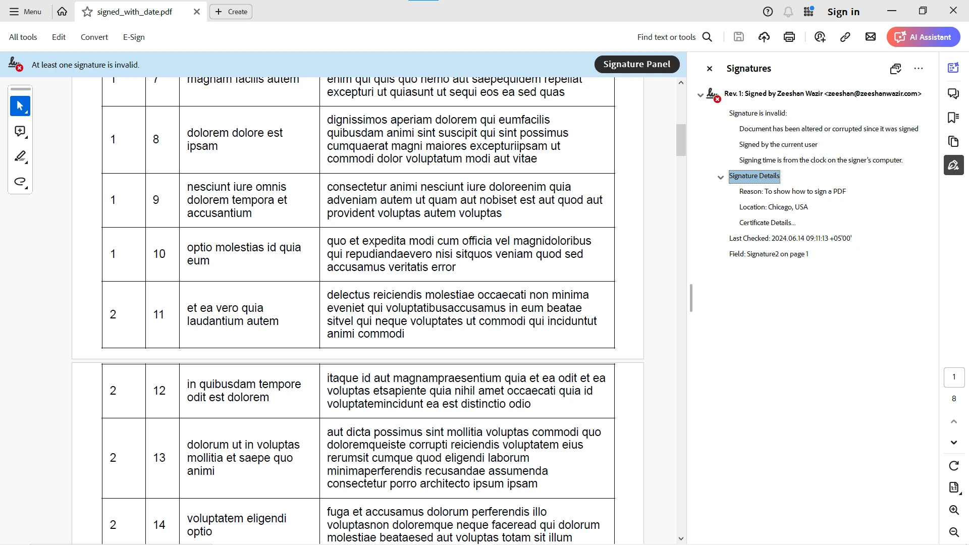 Day.js npm (How It Works For Developers): Figure 3 - PDF Output