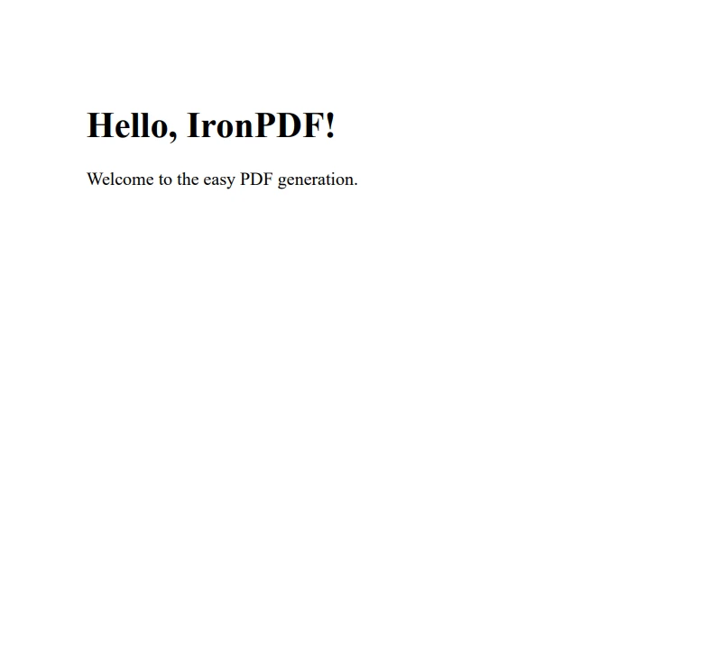 Dotnet NuGet (How It Works For Developers): Figure 3 - PDF Output