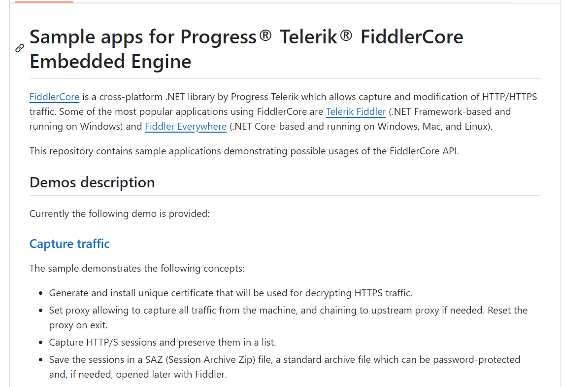 FiddlerCore .NET (How It Works For Developers): Figure 1