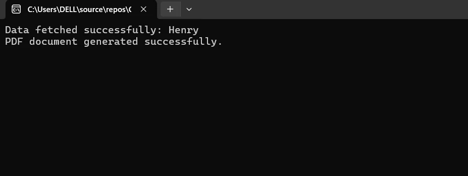 Flurl C# (How It Works For Developers): Figure 6 - Example Console output